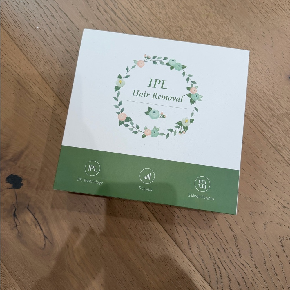 IPL Hair Removal Device with Floral Design